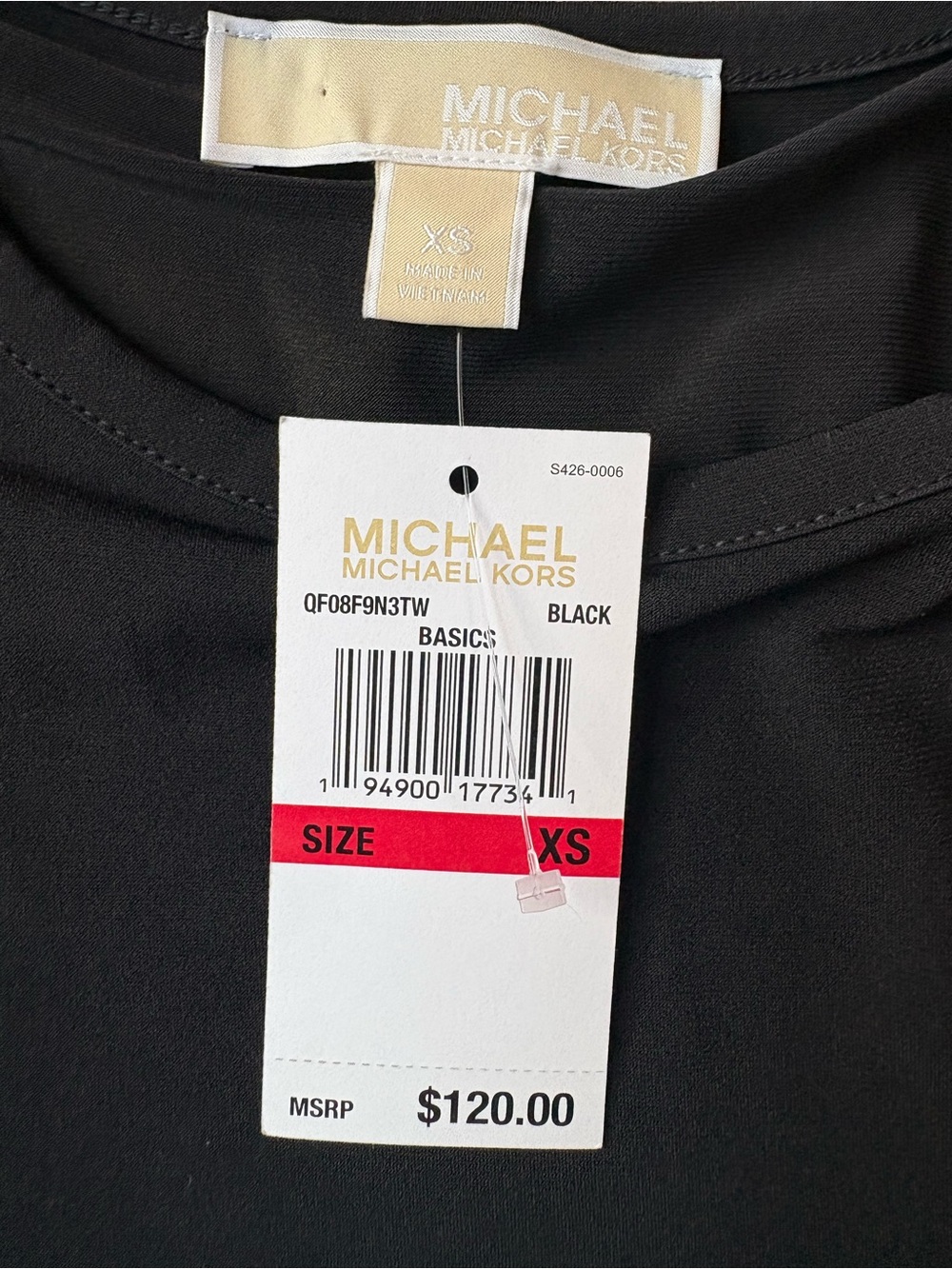 🖤 Michael Michael Kors Black Pleated Hem Dress – New With Tags - Picture 7 of 7